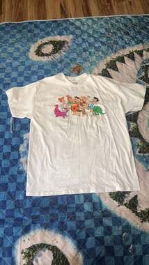 The Flintstones Graphic T-Shirt White Size XL